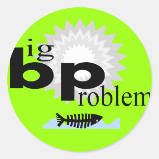 Oil Spill Disaster T-Shirts Classic Round Sticker