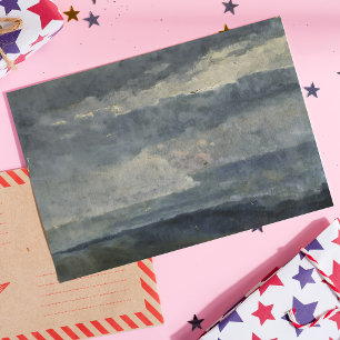 Oil Study of Clouds – Classic Atmospheric Sky Postcard