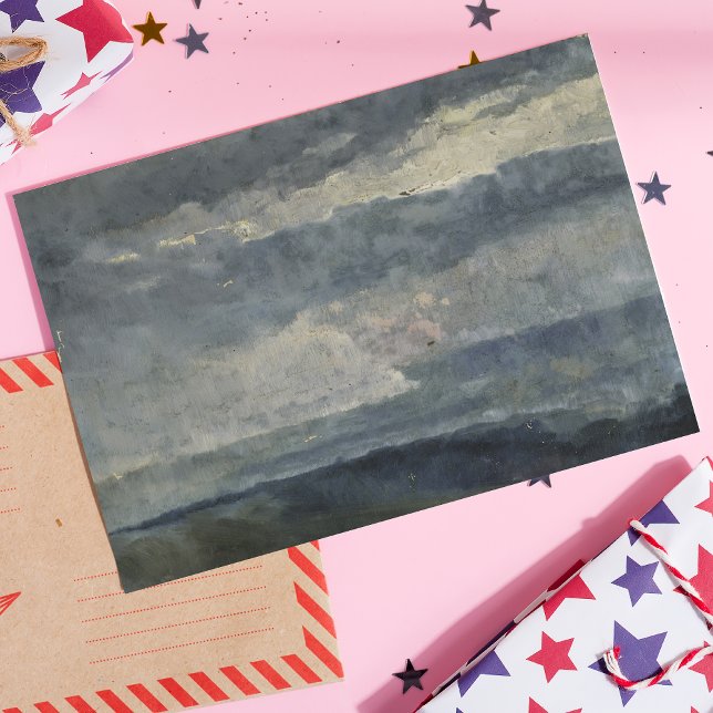 Oil Study of Clouds – Classic Atmospheric Sky Postcard (Creator Uploaded)