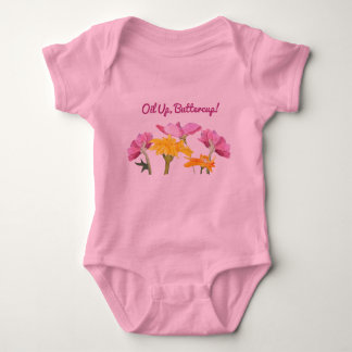 Oil Up, Buttercup! Baby Tutu Bodysuit