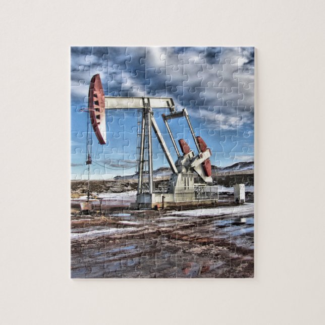 Oil Well Jigsaw Puzzle (Vertical)