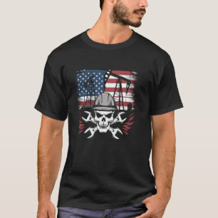 Oil Well Oilfeild Oilfield Trash Roughneck Dad Oil T-Shirt