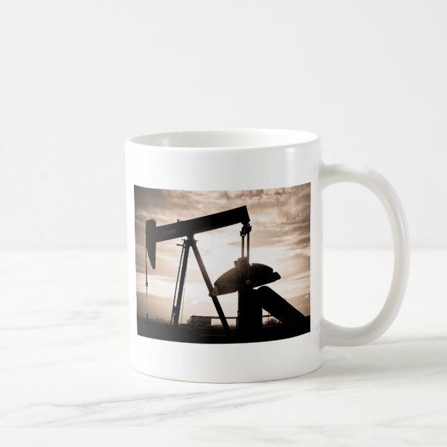 Oil Well Pump Coffee Mug (Right)