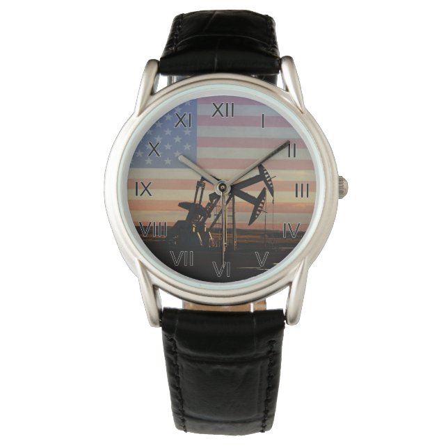 Oilfield American Flag Watch (Front)
