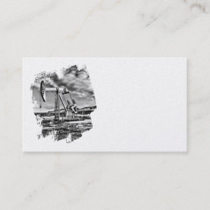 Oilfield Pumpjack Business Card