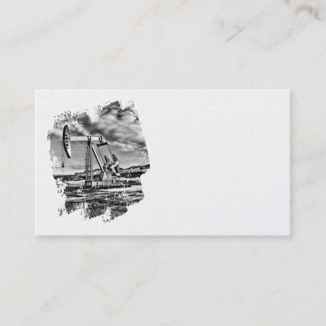 Oilfield Pumpjack Business Card (Front)