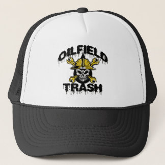 oilfield trash trucker hat