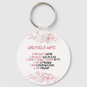 Oilfield Wife Key Ring
