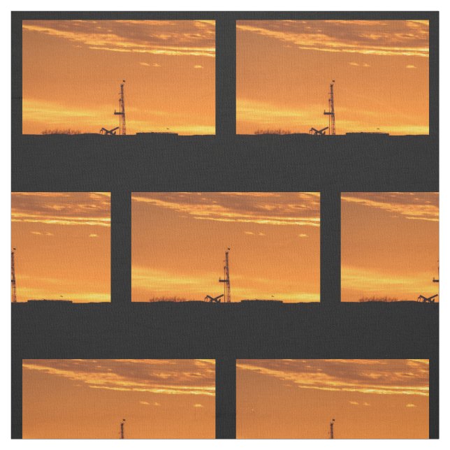 Oilfield Workover Rig Fabric (Swatch)