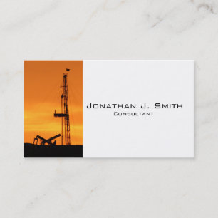 Oilfield Workover Service Rig, Pumping Units Business Card