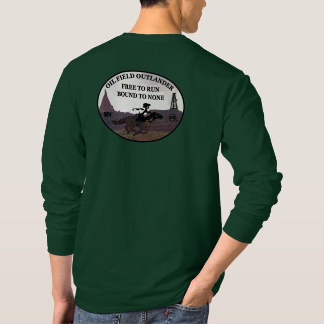 OILIELD OUTLANDER T-Shirt (Back)