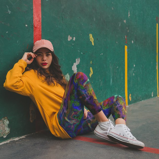 Oily Grunge Ink Leggings (Creator Uploaded)