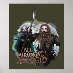 Oin and Gloin Poster