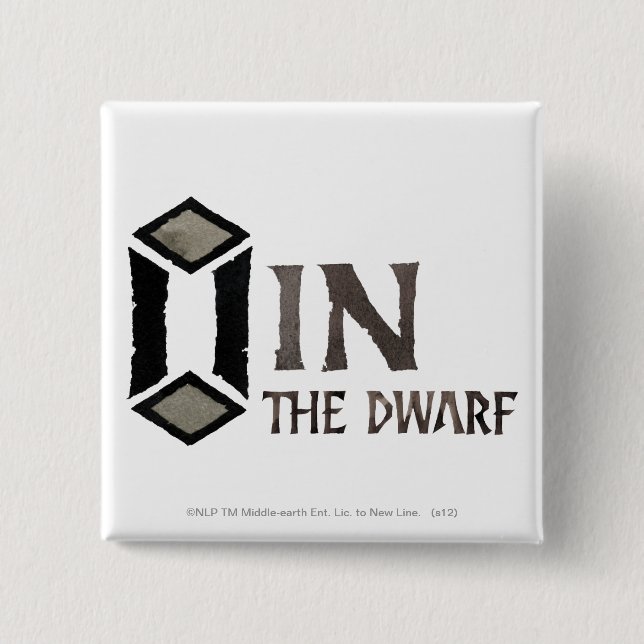 Oin Name 15 Cm Square Badge (Front)