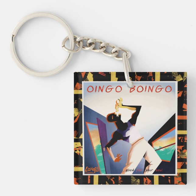 Oingo Boingo good for your soul keychain (Front)