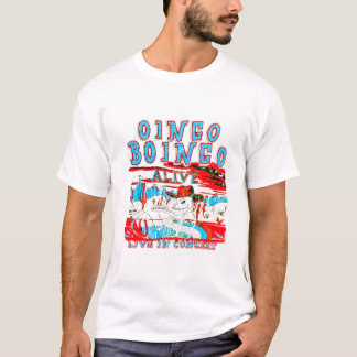 Oingo Boingo Live in Concert 80's White T-Shirt
