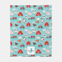 Oink Baa Moo Farm Animal Cute Kids