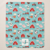 Oink Baa Moo Farm Animal Cute Kids