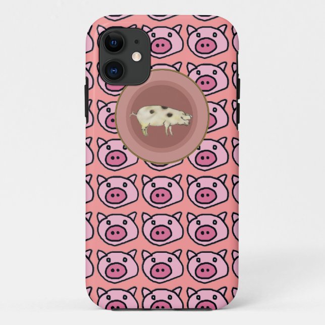 oink . farm pig Case-Mate iPhone case (Back)