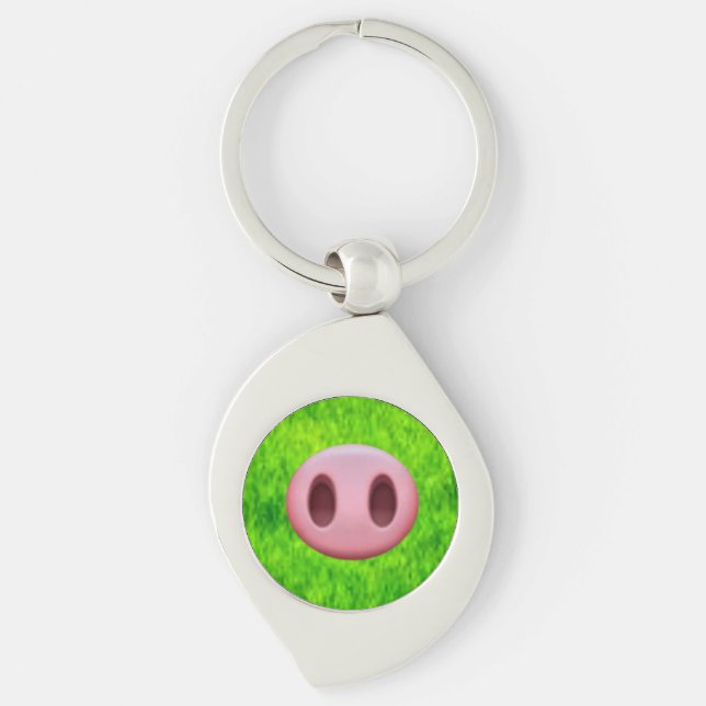 Oink Keychain (Front)
