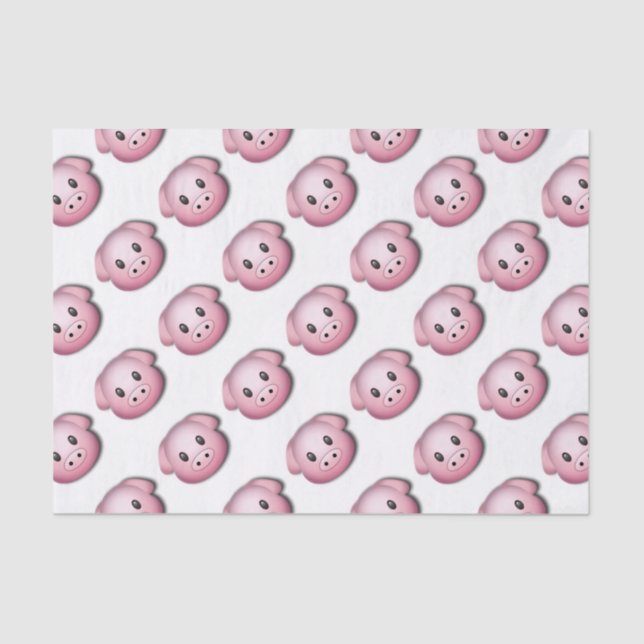 Oink Oink Cute Pig Tissue Paper (Front)