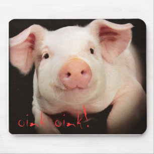 oink oink! mouse mat