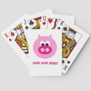 Oink Oink Piggy! Playing Cards