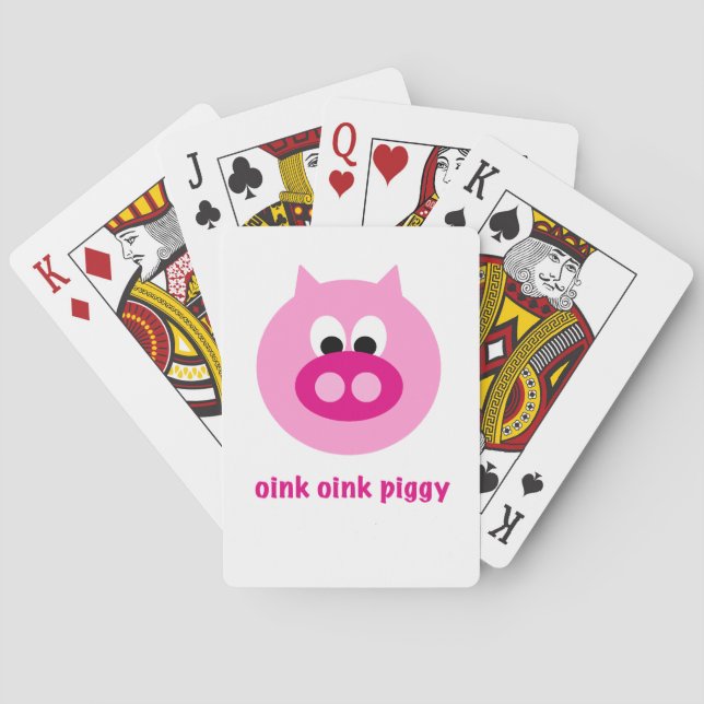 Oink Oink Piggy! Playing Cards (Back)