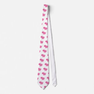 Oink Pink Pig Tshirts and Gifts Tie