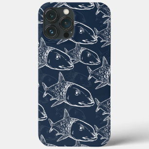 Oio - Hawaiian bonefish print pattern iPhone 13 Pro Max Case