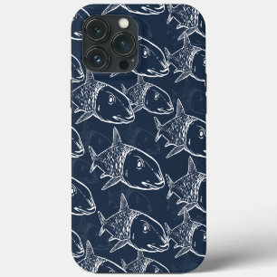 Oio - Hawaiian bonefish print pattern iPhone 13 Pro Max Case