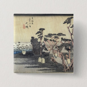 Oiso: Toraga Ame Shower 15 Cm Square Badge