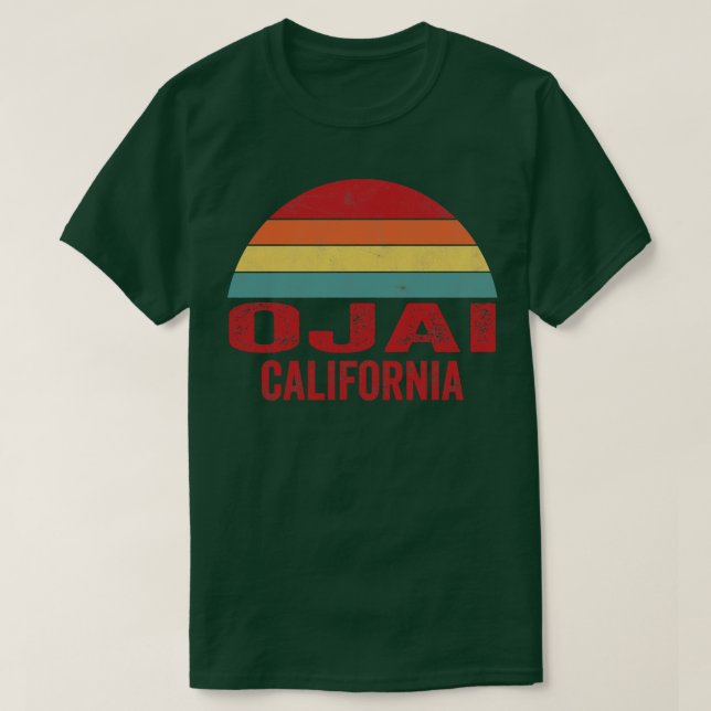 Ojai CA California T-Shirt (Design Front)