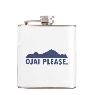 Ojai California Please Hip Flask