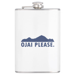 Ojai California Please Hip Flask