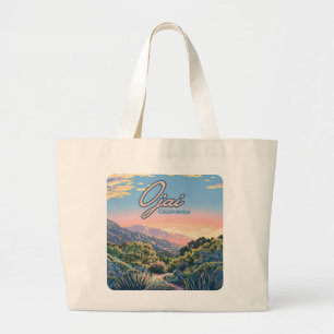 Ojai California Topa Topa Mountains Landscape Large Tote Bag