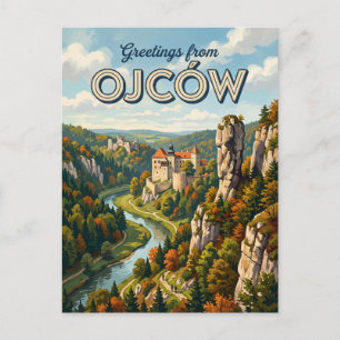 Ojców National Park Poland Postcard