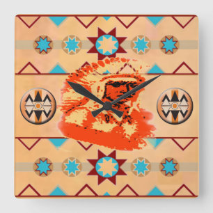 Ojibwa Wall Clock
