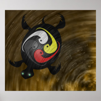 Ojibway Miskwaadesi Poster