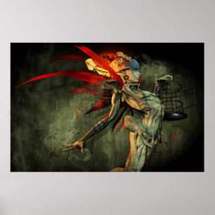 Ojibwe Asabikeshiinh Poster