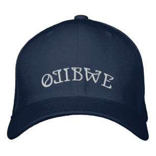 Ojibwe Embroidered Baseball Cap Ojibwe Nation Cap
