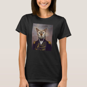 Ojos Azules Cat Renaissance Pet Portrait Mediaeval T-Shirt
