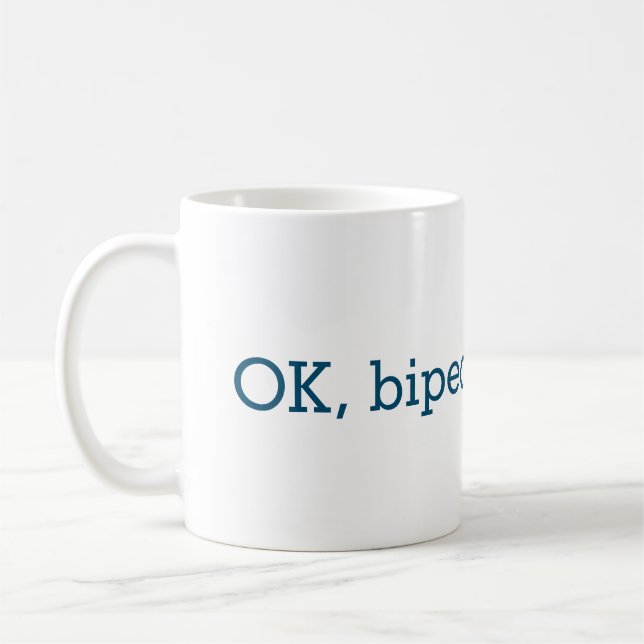 OK, Biped Mug (Left)