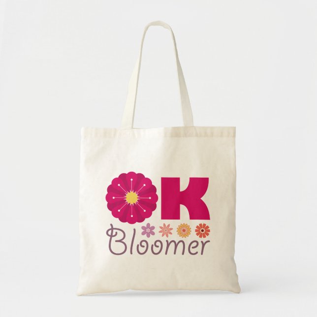 Ok Bloomer Tote Bag (Front)