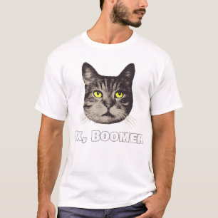 Ok Boomer Cat Shirt  Millennial Cat Gift Oka