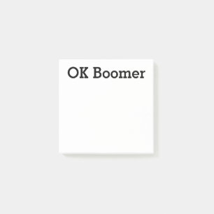 OK Boomer Post-it Notes