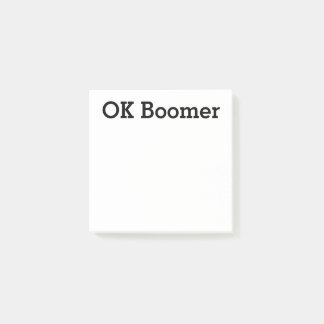 OK Boomer Post-it Notes