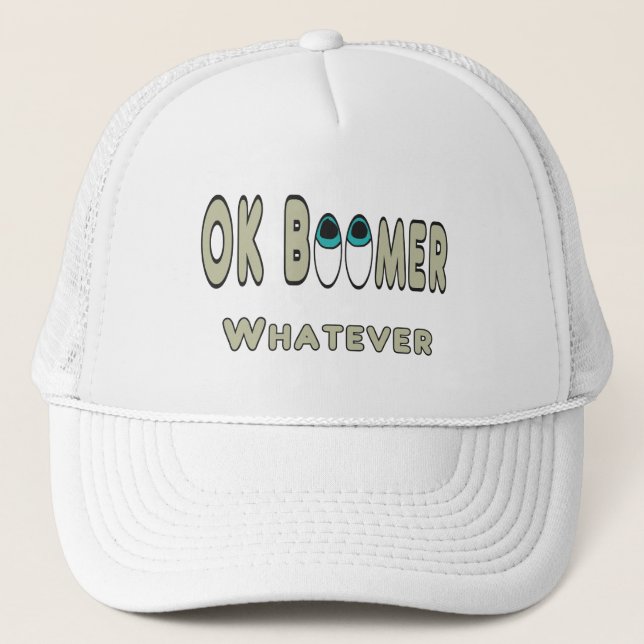 OK Boomer Trucker Hat (Front)