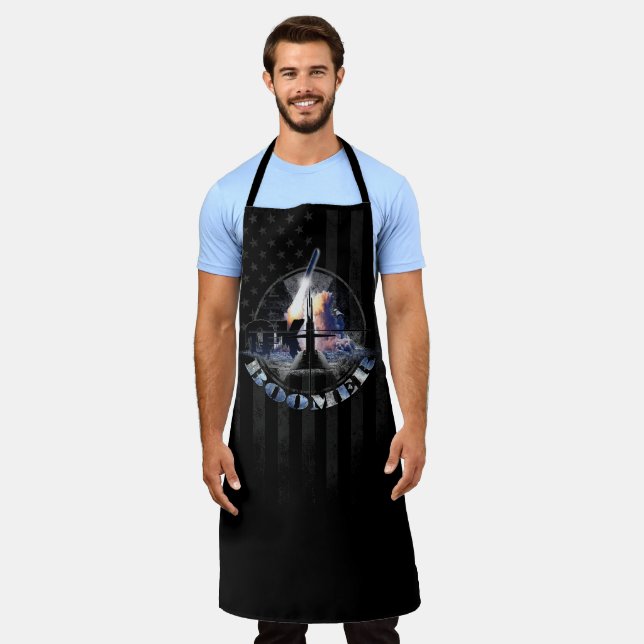 OK BOOMER US Navy Nuclear Sub Force Apron (Worn)