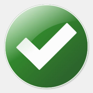 OK CLASSIC ROUND STICKER